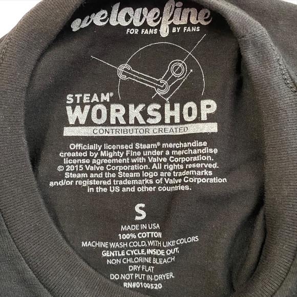 We Love Fine DOTA 2 Righteous Vengeance Graphic Black Crew Neck T-Shirt Small - Picture 3 of 14